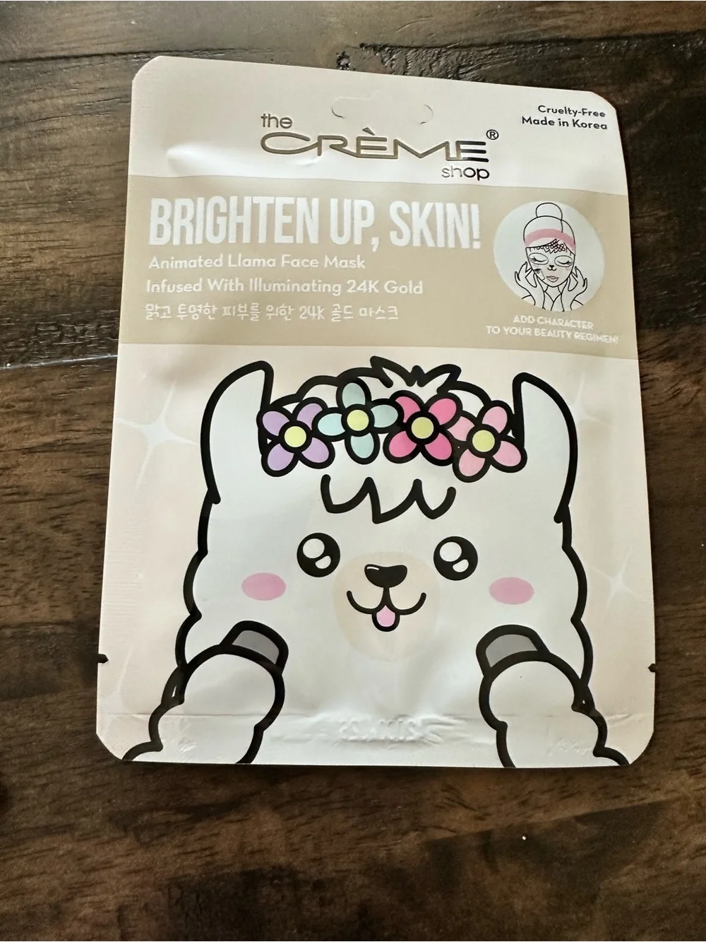NIB The Creme Shop 3 Piece Skin Care - Hand Cream - Fusion Mask & Brighten Mask